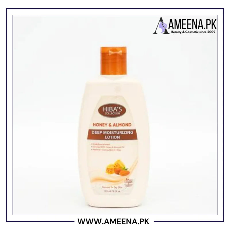Hiba's Collection Lotion Honey & Almond 125 ML - Buy Online in Pakistan at Cosmia.pk