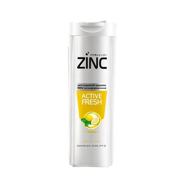 Zinc Active Fresh Lemon Mint Shampoo - 340ml - Buy Online in Pakistan at Cosmia.pk
