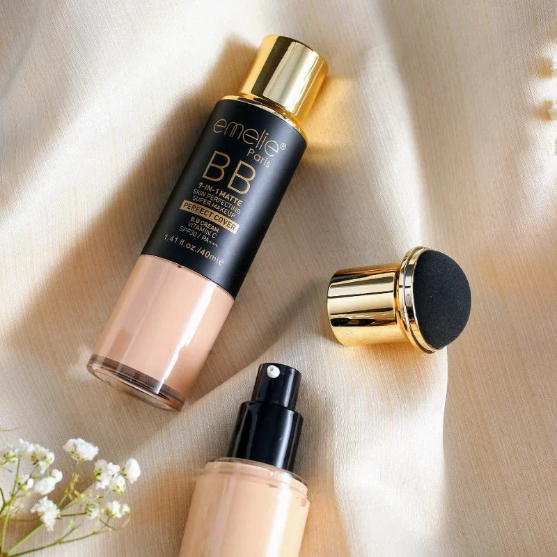 Emelie 9 in 1 Matte Foundation - 40ml - Buy Online in Pakistan at Cosmia.pk