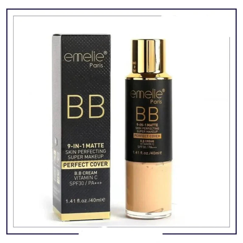 Emelie 9 in 1 Matte Foundation - 40ml - Buy Online in Pakistan at Cosmia.pk