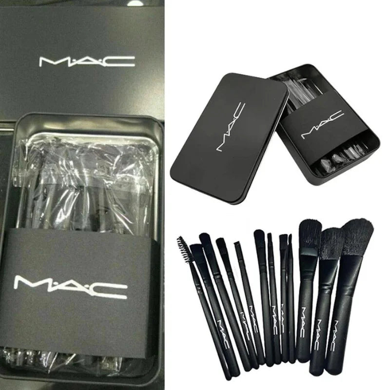 MAC Makeup Brushes – Pack of 12 - Buy Online in Pakistan at Cosmia.pk