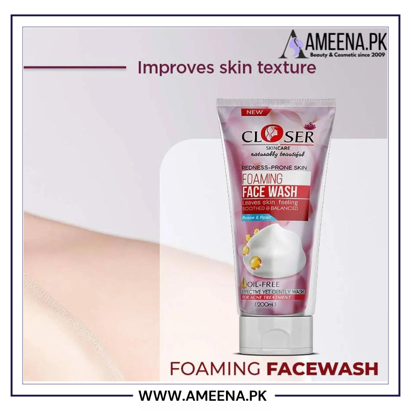 Closer Foaming Face Wash - 200ml - Buy Online in Pakistan at Cosmia.pk