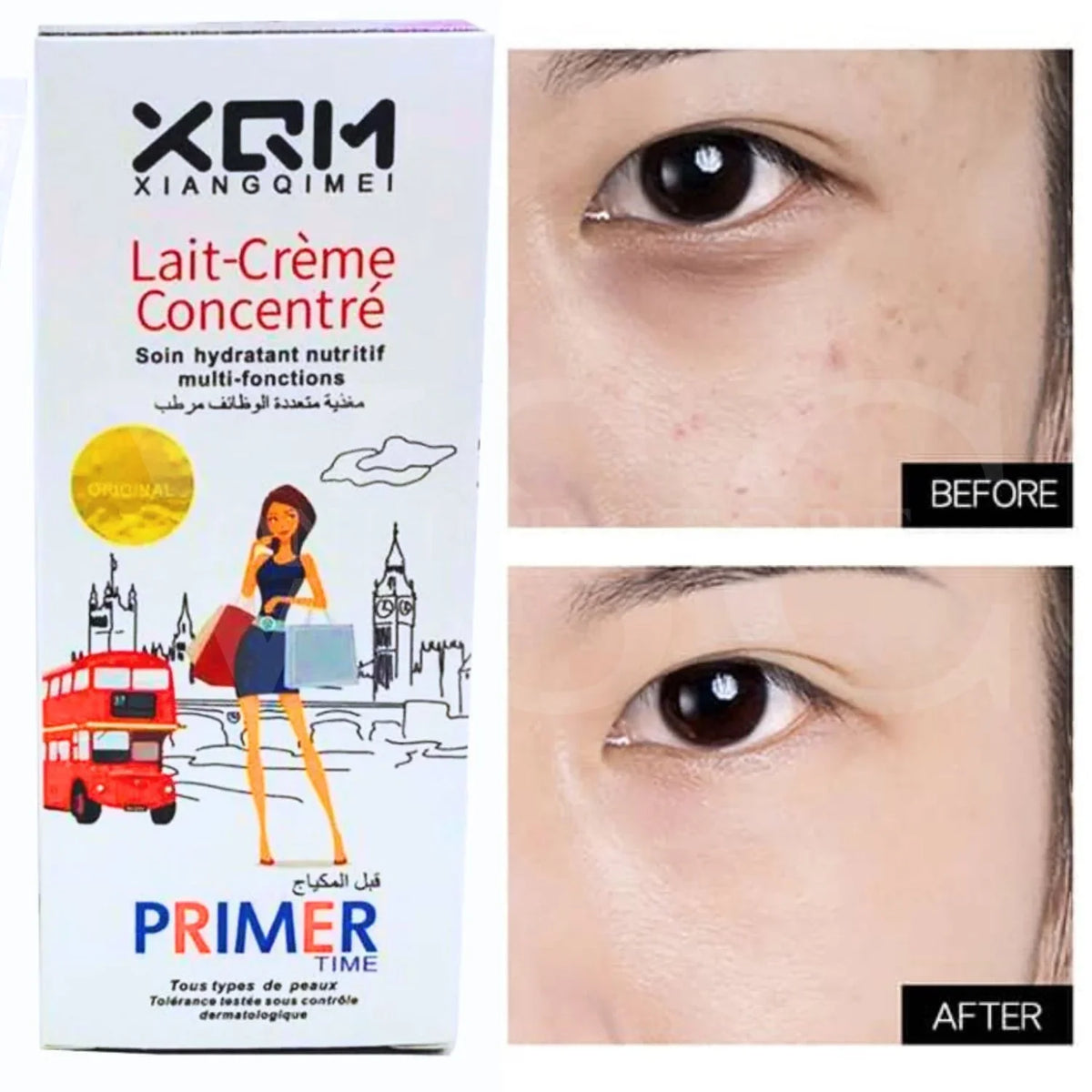 XQM Lait Creme Concentre Makeup Primer - 80ml - Buy Online in Pakistan at Cosmia.pk